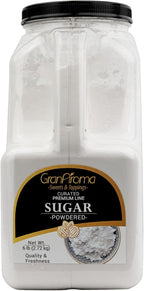 GranAroma Powdered Sugar, Fine Powder, Baking & Frosting, Confectioner's Sugar (6 Pound)