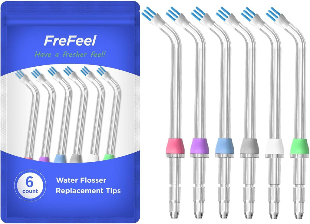 Replacement Heads for Waterpik, Replacement Picks for Water Pik Water Flosser (6 Plaque Chaser Tips)