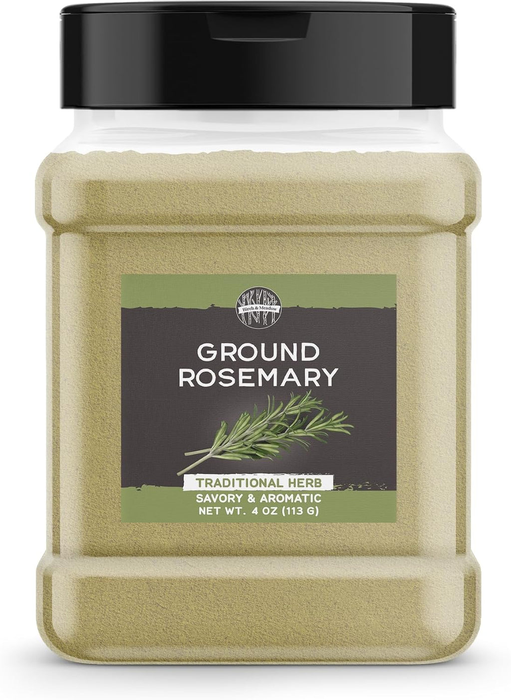 Birch & Meadow Ground Rosemary, 4 oz, Cooking & Baking, Aromatic Spice