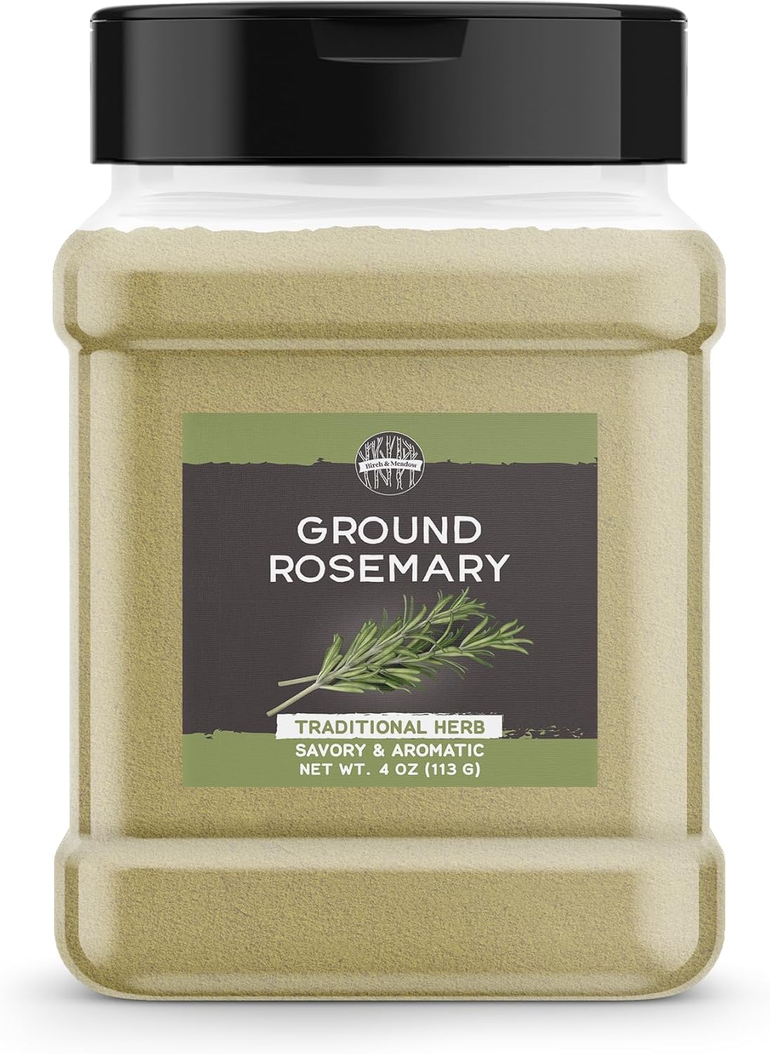 Birch & Meadow Ground Rosemary, 4 oz, Cooking & Baking, Aromatic Spice