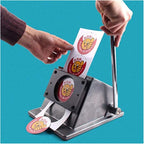 Graphic Punch Die Cutter Paper Graphic Punch Die Multi Sheets Stack Cutter Button with Efficiency(58mm)