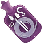 Enema Bag Kit with 5ft Hose Coffee Enemas at Home Water Shower Douche Colon Detox Cleanse Kit with Tubing, Tips, Clamp and Hook