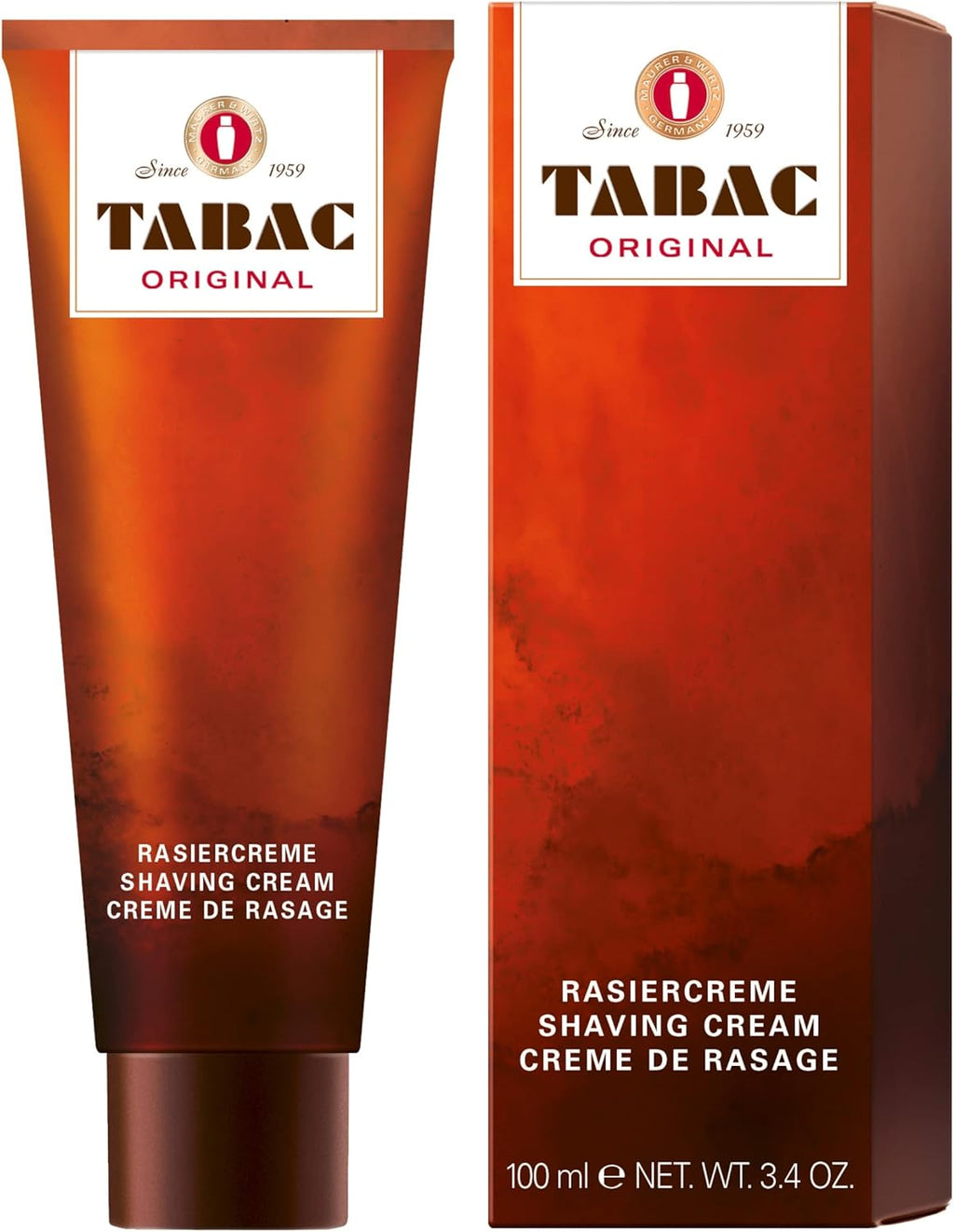 TABAC ORIGINAL/MAURER & WIRTZ CREAM 3.4 OZ (100 ML) (M)