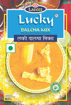 Lucky Dalcha Spice Mix/Dal Gosht Masala (Pack of 5) - Readymade Powder Mix for Making Tasty Meat, Lentils, and Vegtables Stew - Low Sodium, No MSG, Non GMO; Easy to Cook