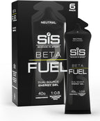 Science in Sport BETA Fuel Gel - Dual-Source Energy Gel - Isotonic Gel - Fast-Absorbing Carbohydrate Energy - Sports Nutrition - Easy on Stomach - Portable - Neutral Flavor - 6-Pack