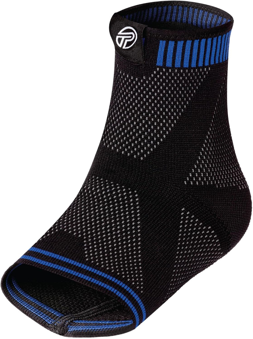 Pro-Tec Athletics 3D Flat Ankle Support, Custom Fit, Breathable Fabric, Multi-Directional Stretch for Support and Flexibility
