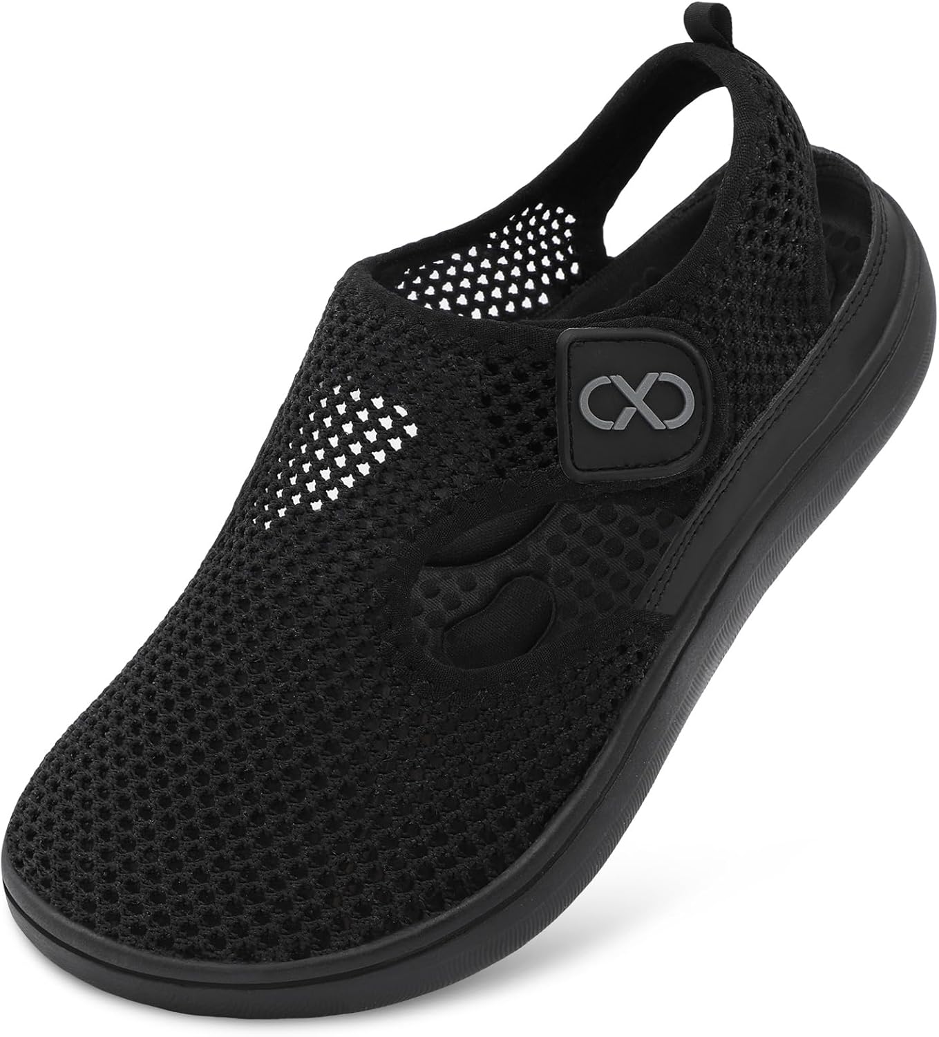 XIHALOOK Womens Flat Sandals Closed Toe Summer Breathable Mesh Sandals for Beach Travel Casual Walking Shoes Zero Drop Wide Barefoot Shoes