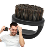 Boar Bristle Beard Brush - Beard Man Brush, Beard Grooming Brush | Natural Boar Bristle, Wooden Handle Beard Styling Tool, Men's Facial Hair Care Accessory, Distributes Oils Evenly Strengthens Beard