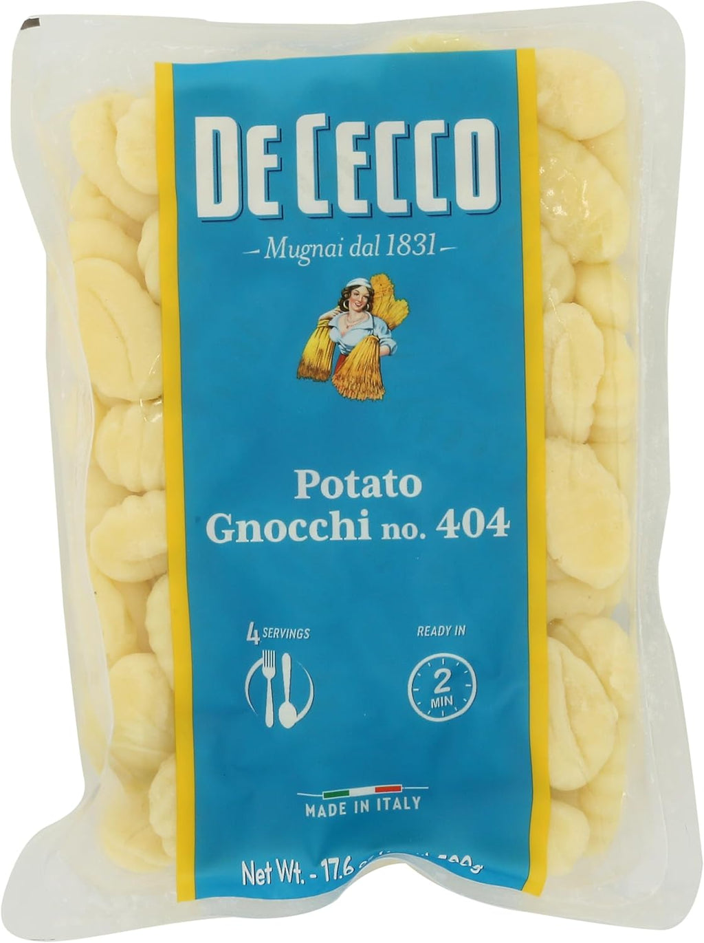 DE CECCO PASTA Potato Gnocchi, 17.6 OZ