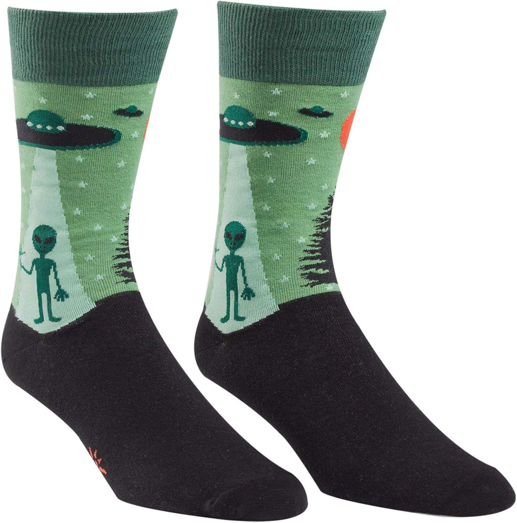 Sock It To Me, Men's Crew, Space and Alien Socks