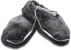 USB Heated Foot Warmers, Heating Slippers, Heating Pads for Feet Keep Warm, Indoor Home Winter (Grey, M)