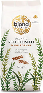 Biona Organic - Spelt Pasta - Wholegrain Fusilli - 500g