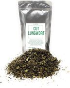 Lungwort Herb - Cut, Dried & Natural Lungwort (Pulmonaria Officinalis) - Origin: Serbia - Net Weight: 1.41 Ounces / 40 Grams