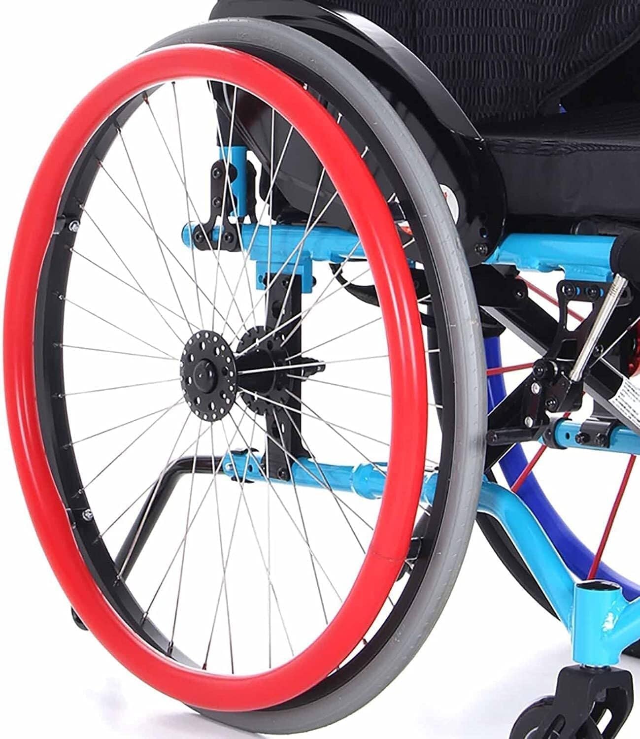 Silicone Wheelchair Push Rim Covers, Silicone Hand Push Cover, Non-Slip Wear-Resistant Hand Push Cover, Improve Grip and Traction (Color : C, Size : 22 Inch)