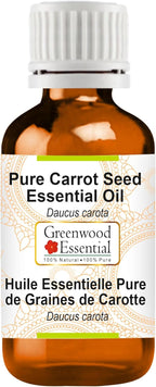 Greenwood Essential Pure Carrot Seed Essential Oil (Daucus carota) Steam Distilled 50ml (1.69 oz)