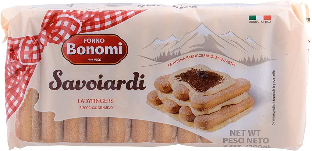 Forno Bonomi Ladyfingers Savoiardi, Made in Italy (2 Pack)