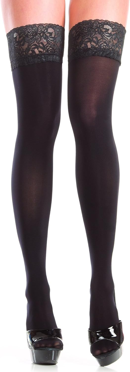 Be Wicked Women's Stay Up Thigh High Stockings