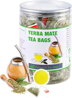 40 Yerba Mate Tea Bag, 3g/bag, Unsmoked Yerba Mate Loose Leaf Tea Packets, Unsweetened, from Argentina - Rich In Antioxidants
