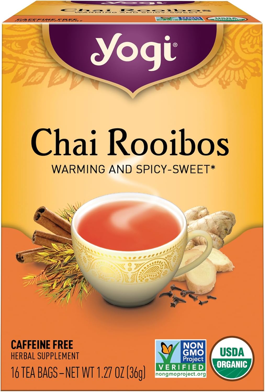 Yogi Tea, Chai Rooibos, 16 Count