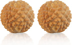 Baoding Balls, Wooden Chinese Hand Exercise Balls for Stress Relief Therapy - Cypress Wood Massage Balls for Finger Strength Relaxation, Traditional Anti-Anxiety Meditation Tool