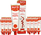 Mutti Double Concentrated Tomato Paste (Doppio Concentrato), 4.5 oz. Tube | 12 Pack | Italy’s #1 Brand of Tomatoes | Tube Tomato Paste | Vegan Friendly & Gluten Free | No Additives or Preservatives