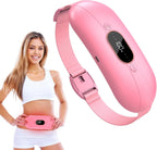 Portable Heating Pad for Period Cramps: New Cordless Menstrual Heating Pad with 3 Heat Levels and 3 Massage Modes, 3s Fast Heating Gift for Women and Girl Pink