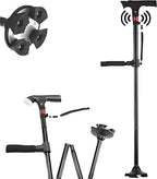 Walking Cane - Smart Cane with LED Light & Alarm, Foldable Adjustable, Double Handle, 4-Leg Base, Lightweight Mobility Aid for Seniors Balance, Men & Women, Travel-Friendly