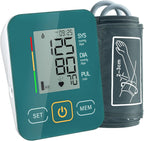 Arm Blood Pressure Monitor,maguja Blood Pressure Machine,BP Monitor Automatic Upper Arm Digital with Blood Pressure Cuff for Home Use (Green)