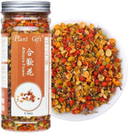 PlantGift Albizia Julibrissin Blooming Tea Flowers 80G / 2.82oz 合欢花, Help Sleep, Loose Leaf Tea, Sweet Tea, Detox Tea, Albizia Tea