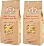 Rustichella d'Abruzzo Durum Wheat Fusilli Pasta, Authentic Italian Spiral Shape, Perfect for Rich Sauces, Salads & Baked Dishes, Neapolitan-Style, Dense Texture for Optimal Sauce Retention, Great with Shellfish, Tuna, Eggplant, 17.6 oz, 2-Pack