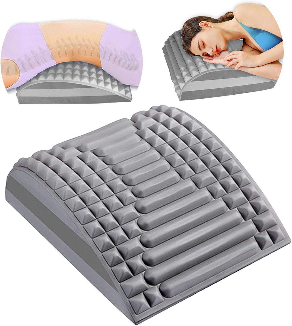 Acemend Back Stretcher - Neck & Lower Back Pain Relief for Herniated Disc, Sciatica, Scoliosis - Suitable for Home & Gym