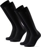 DANISH ENDURANCE 1 & 2 Pack Compression Socks 21–26 mmHg, Graduated Running & Travel, for Men & Women, Circulation Support