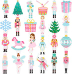 Nutcracker Party Cupcake Decorations 48Pcs Nutcracker Christmas Cupcake Toppers Nutcracker Cupcake Picks Christmas Ballet Theme Cake Topper for Winter Holiday Party Dessert Supplies
