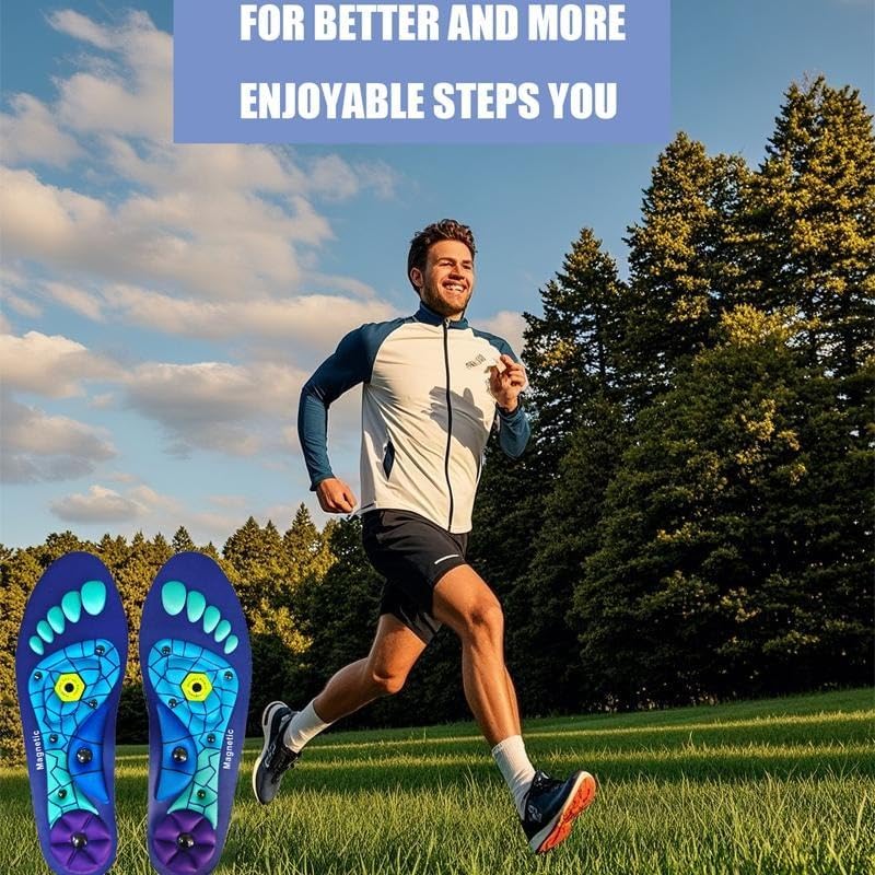 Shock Absorbing Insoles for All Day, Pain Relief Plantar Fasciitis, High Arch Supportinsoles for Men Women, Absorb Soles Shock, Insoles for Running Shoes, Help Reduce Fatigue (Women's 8.5-11)