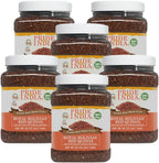 Pride Of India - PACK of 6 - Natural Red Royal Quinoa - 100% Bolivian Superior Grade Protein Rich Whole Grain, 1.25 Pound (20oz) Jar