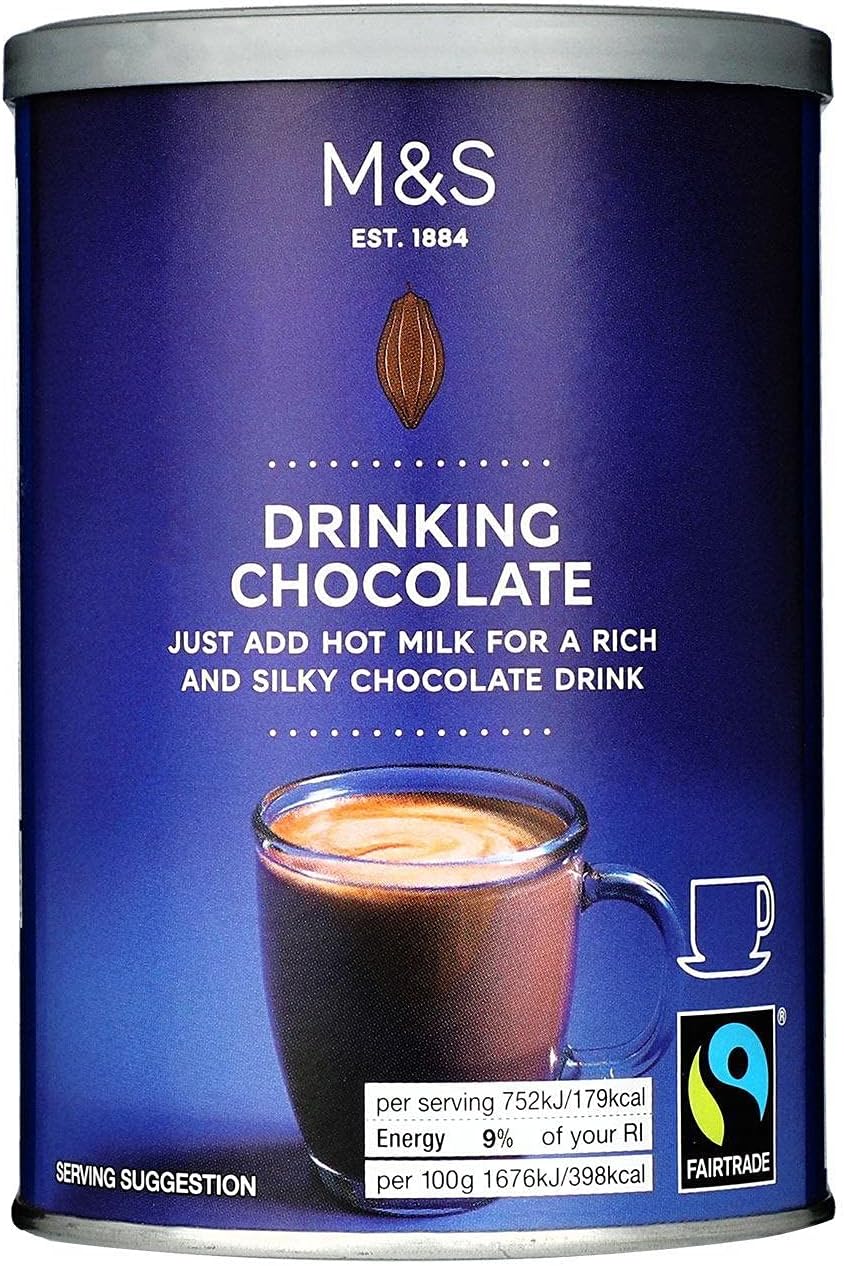 Drinking Hot Chocolate 250g (Pack of 2) Fairtrade Marks & Spencer M&S