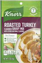 Knorr Turkey Gravy Mix Roasted Turkey For Delicious Easy Meals and Side Dishes Sauce and Gravy With No Artificial Flavors, No Added MSG 1.2 oz