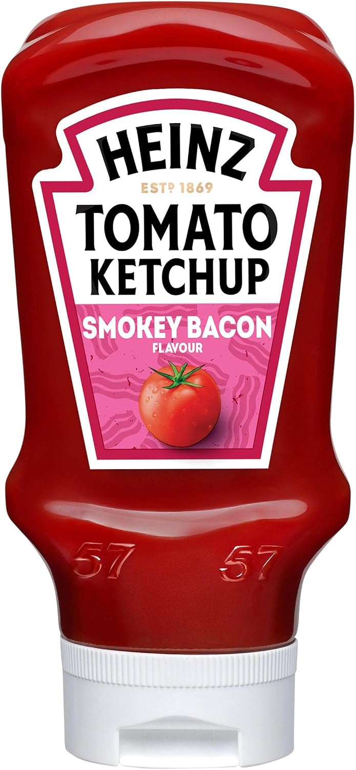 Heinz Tomato Ketchup Smokey Bacon Flavour 400ml