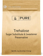Pure Original Ingredients Trehalose (4 oz) Sugar Substitute, Natural Sweetener, Drinks & Baking