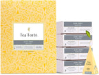 Tea Forte Earl Grey Premium Caffeinated Black Tea Blend Event Box, Bulk Pack 40 Count, 10 per tray Individually Wrapped Handcrafted Pyramid Infusers