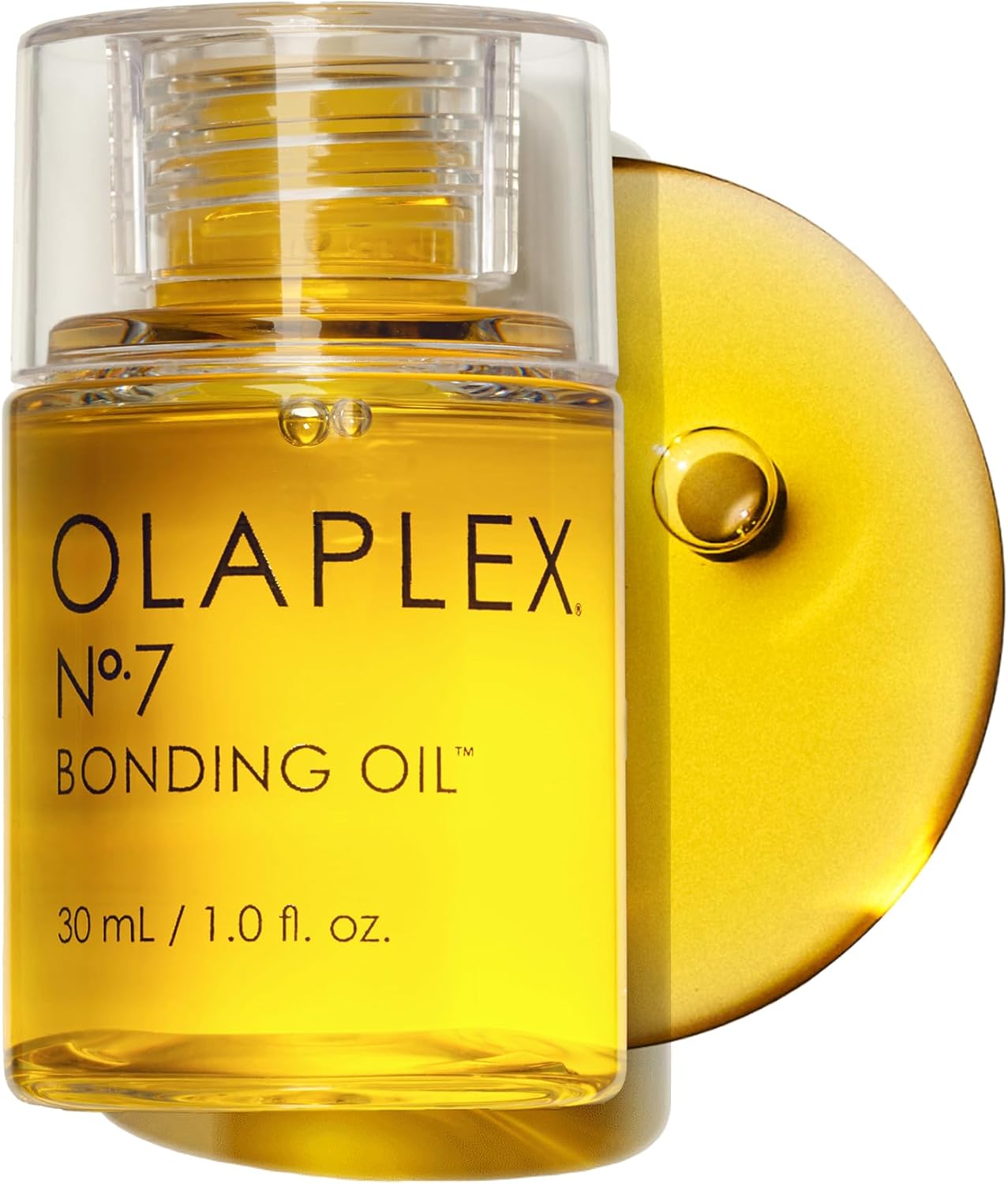 Olaplex Nº. 7 Bonding Oil: High Shine | Heat Protectant, Visibly Smooths & Softens Hair, Added Color Vibrancy, Up to 72 Hour Frizz Control | For Coily, Curly, Straight, and Wavy, 30 mL / 1.0 Fl Oz