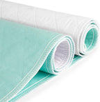 CoolShields Waterproof Bed Pads Incontinence Washable Reusable Bedwetting Mattress Protector Pad for Kids, Adults, Elderly, and Pets 34'' x 52'' (2 Pack)