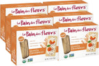 Le Pain des Fleurs Organic Crispbread, Quinoa | Gluten Free, Kosher, Vegan – 6 Pack (5.3 oz each)