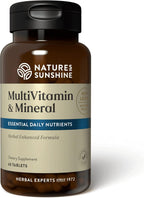 Nature's Sunshine Multiple Vitamins and Minerals, 60 Tablets | Powerful Multivitamin Supplies The Body with 100 Percent of The Daily Value for 17 Essential Vitamins and Minerals
