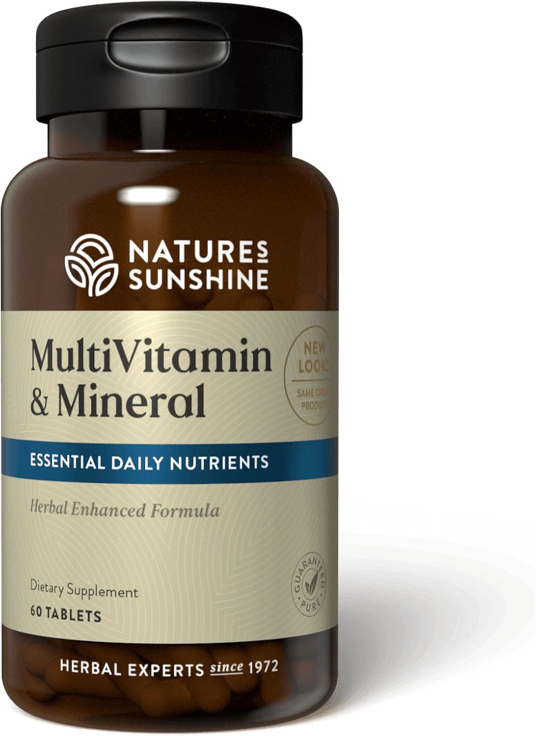 Nature's Sunshine Multiple Vitamins and Minerals, 60 Tablets | Powerful Multivitamin Supplies The Body with 100 Percent of The Daily Value for 17 Essential Vitamins and Minerals
