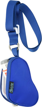 Beautyflier Asthma Inhaler Case Lanyard Holder Keychain Travel Handy Mini Bag for Adults and Kids, Does Not Include Inhaler (Blue)