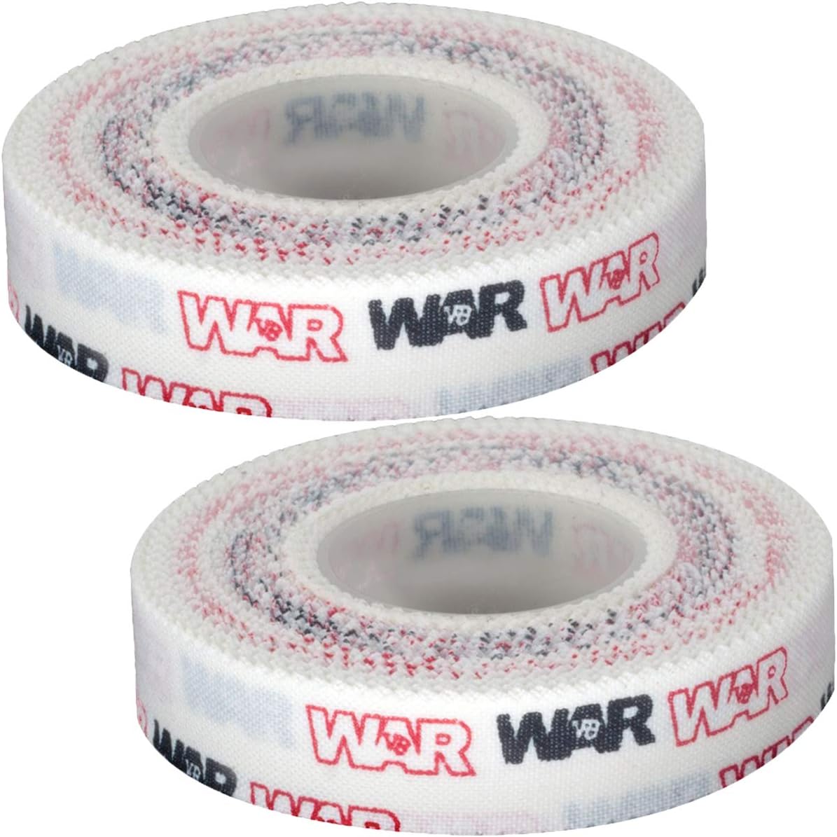 WAR Tape EZ Rip Premium Athletic Medical Sports Tape | No Sticky Residue | 30 ft Rolls | Best for Athletes & Trainers | Ideal for Fingers, Ankles, Wrists, and Equipment | 0.5 Inch (Pack of 2)