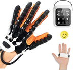 Rehabilitation Robot Glove for Stroke Recovery - Robotic Hand Therapy Glove for Left or Right Hand Fingers Strength Training Device for Hemiplegia for Hand Mobility & Rehab Training (Left Hand - M)