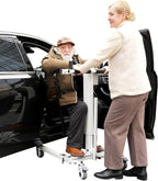 VOCIC Electric Transfer Lift for Car, Portable Folding Patient Lift Transfer Chair, Electric Assist Lift Aid for Seniors, Adults, AY06
