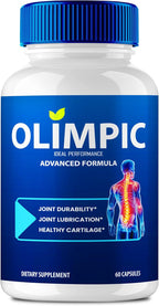 Olimpic Capsules, Advanced Joint Support Supplement Pills for Mobility and Comfort - Maximum Strength, Official Olim Pic Joint Support All Natural Formula, Premium Olim-Pic Reviews (60 Capsules)